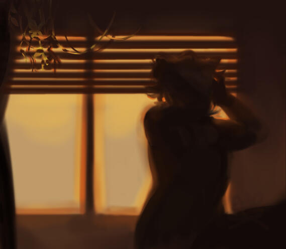 shadow on the wall